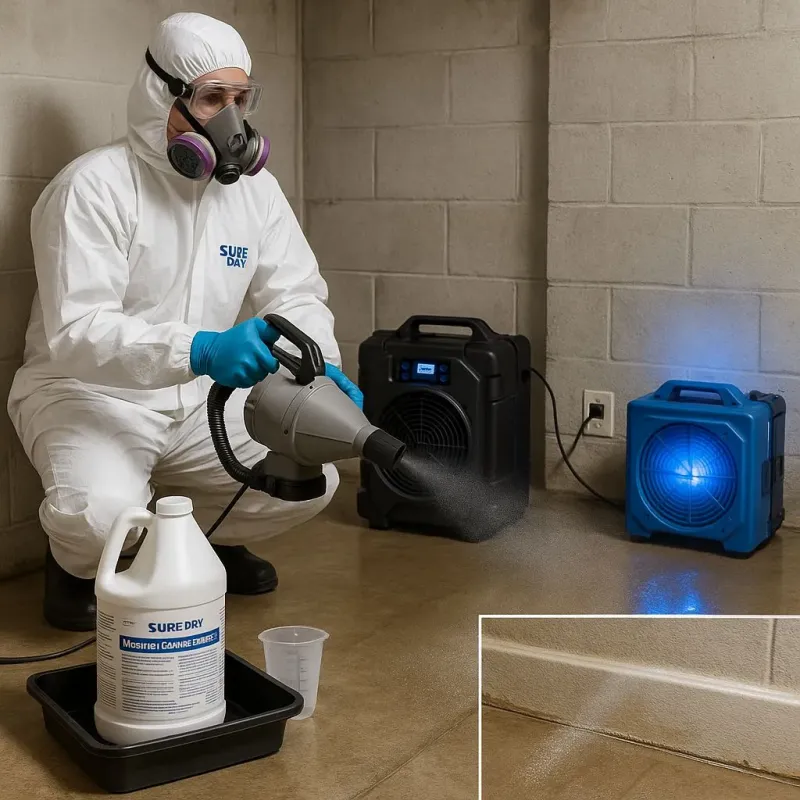 Sanitization and Odor Removal process in Great River, NY